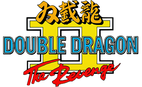 Double Dragon II the Revenge logo for Commodore 64